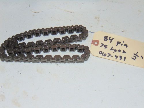 Vintage 75 arctic cat lynx snowmobile chain case 84 pin chain 0107-431