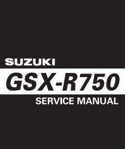 Suzuki workshop service manual gsx-r750 k6 k7 pdf format