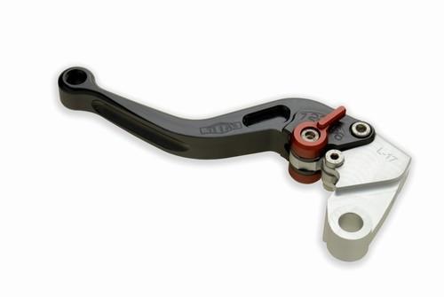 Yana shiki clutch lever short adjustable black fits kawasaki zx-10r 2004-2010