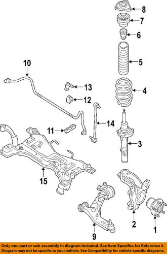 Mazda oem 06-10 5 front suspension-strut bumper bp4k34111c