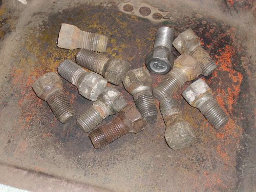 1935-54  packard 8 cylinder  wheel lug bolts.  (12)