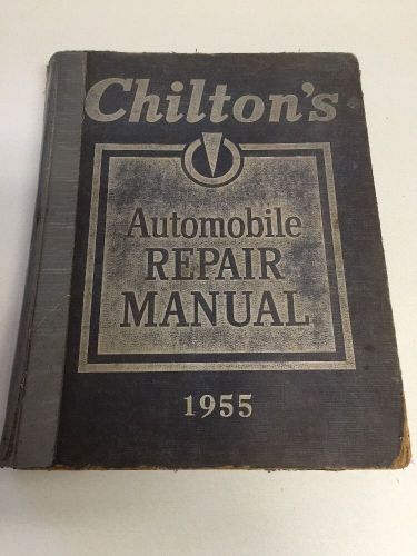 Chiton&#039;s automobile repair manual 1955