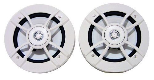 New kenwood kfc-1633mrw 6.5-inch 100 watt max power 2-way marine boat speakers