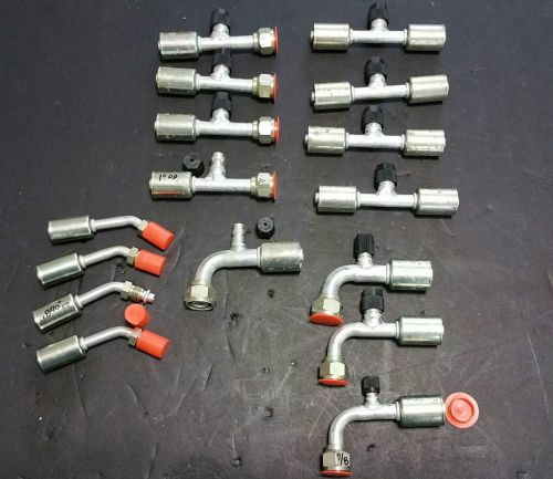 Air conditioning hose fittings