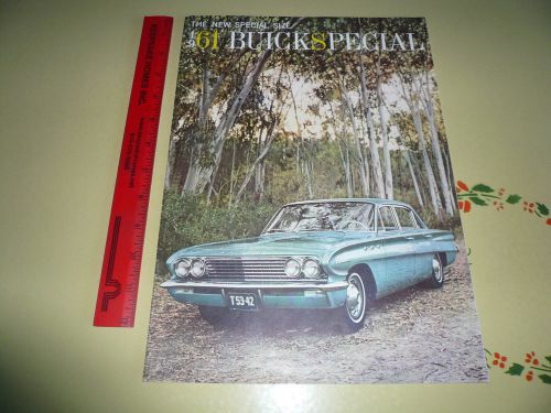 1961 buick special sales brochure vintage - large brochure