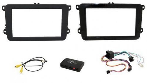 2din bezel mounting kit infotainment canbus steering wheel remote video for vw