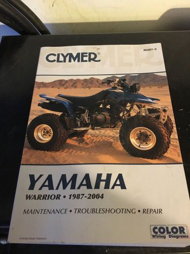 Yamaha warrior clymer manual1987-2004