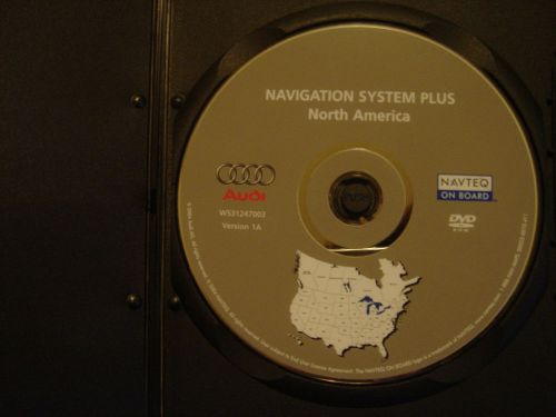 2005 2006 audi a3 a4 quattro navigation map disc 1a dvd north america w531247003