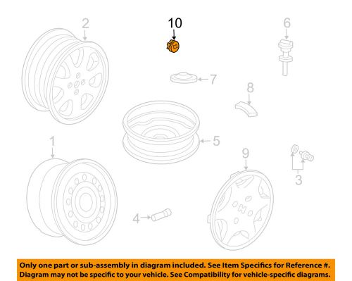 Honda oem 2005 civic wheels-center cap 44732s2g010