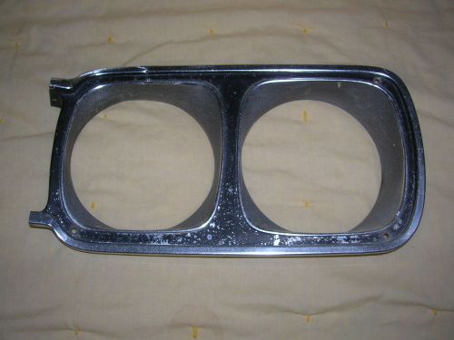 Mopar 1969 road runner left side headlight bezel used original