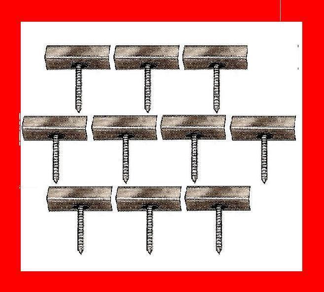 (25) nail-on panel / door panel clip clips interior of many car makes/model