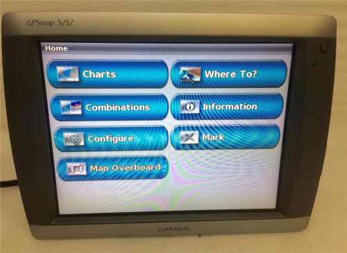 Garmin gpsmap 5212 gps receiver display