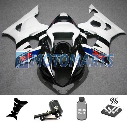 Bundle inj fairing with brake fluid reservoir for suzuki gsx r 1000 k3 03 04 ad