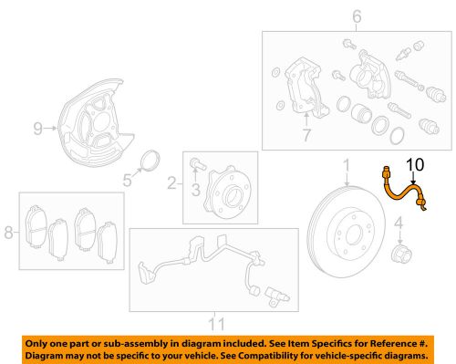 Lexus toyota oem 2014 is250 front brake-flex hose 9094702h04