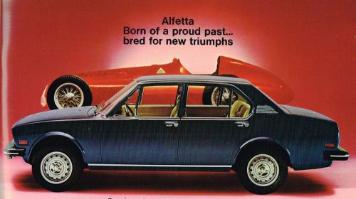 1975?1976?1977 alfa romeo alfetta brochure / catalog, 2.0