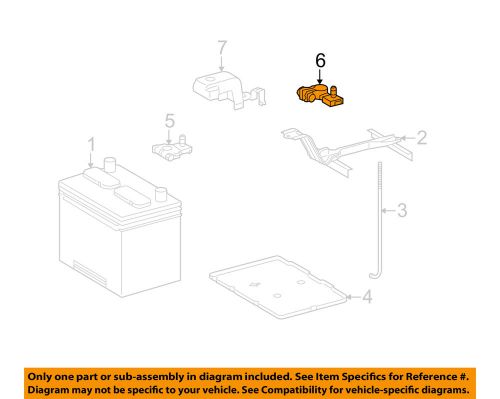 Lexus toyota oem 01-05 is300 3.0l-l6-battery terminal-negative term 9098206060