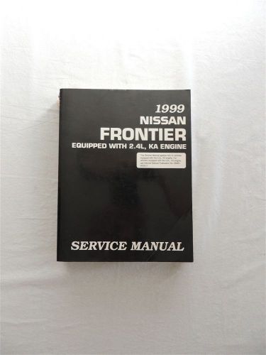 1999 nissan frontier w/2.4l ka engine oem repair service manual