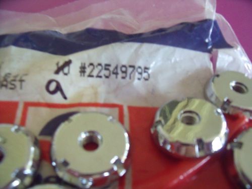 Nos chrome radio antenna nut camaro firebird s10 blazer caprice jimmy bravada