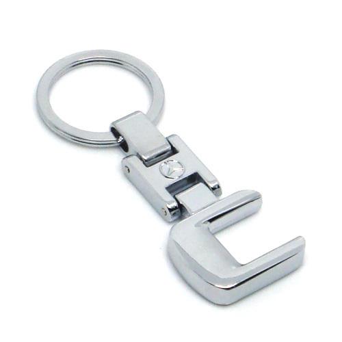 Pendant keychain key chain ring chrome for  c series c63 c300 c350