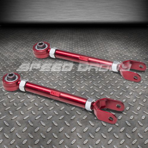 Adjustable rear upper camber toe control arm for 350z z33/g35/altima l31 red