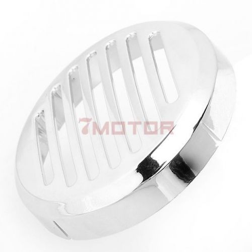 3 1/2&#039;&#039; chrome horn cover for honda vtx/ace/spirit/shadow/sabre cruiser bikes 7m