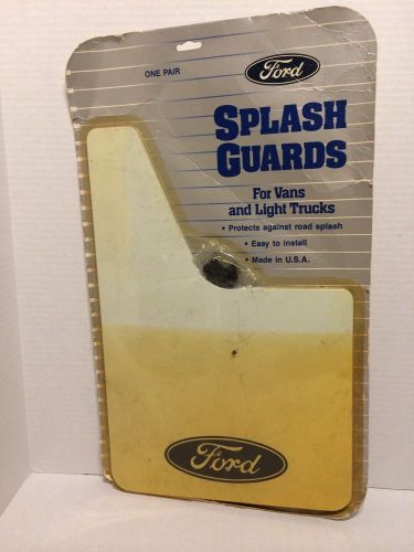 Vtg. ford wheel splash guards original package for vans &amp; light trucks econoline