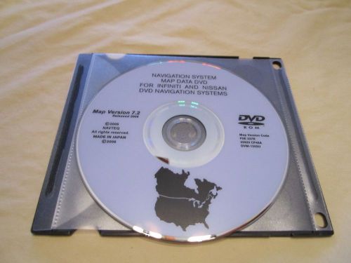 Navigation dvd for infiniti and nissan navteq v7.2