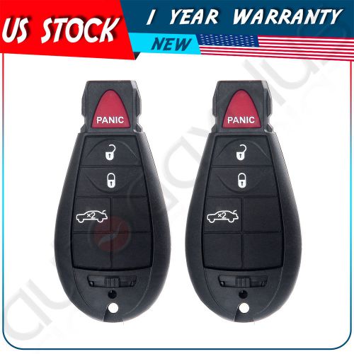 2x new uncut replacement key fob keyless entry remote transmitter for fobik 4btn