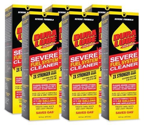 Dura lube hl-40199-06-6pk severe fuel system cleaner - 16 oz. bottle, (pack of