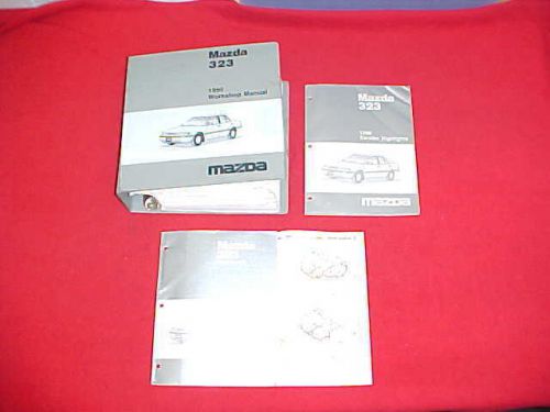 1990 original mazda 323 2wd 4wd shop service repair manual 90 w/ wiring diagrams