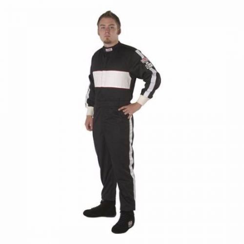 G-force xl extra large black gf505 racing suit-one piece multi layer 4380xlgbk