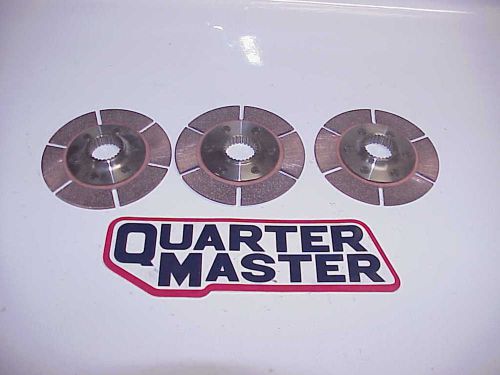 New quartermaster 4.5&#034; triple disc 26 spline clutch pack 1-5/32 x 26 spline