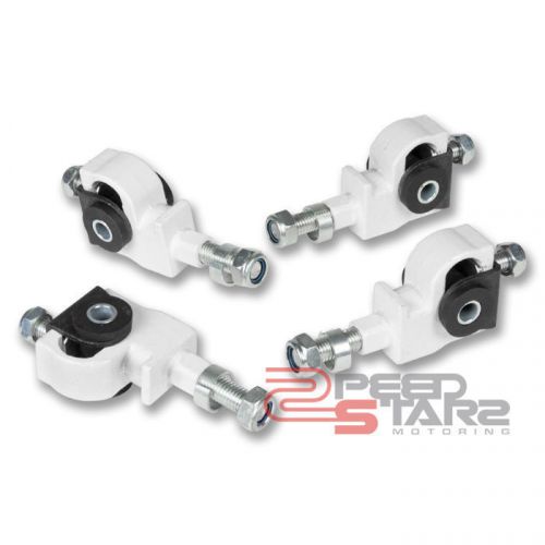 Cb/da/dc/bb adjustable+1.25-3 steel front suspension white camber adjuster kit