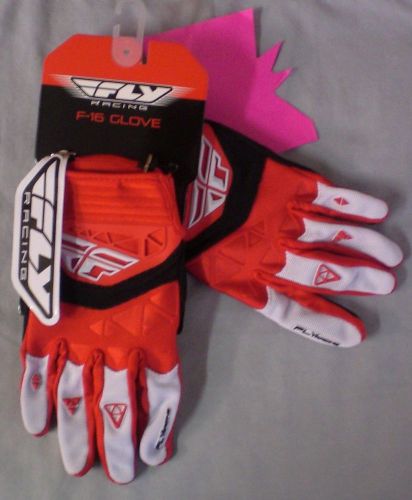 Fly racing f-16 gloves xl-11 red pn# 369-91211