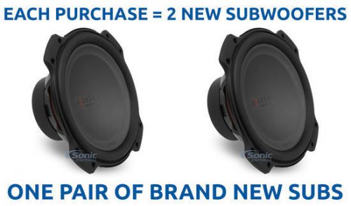 2) kenwood excelon xr-w1202 400w rms 12&#034; single 2-ohm svc car subwoofers