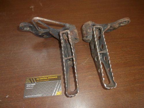 87 honda fourtrax trx 250x trx250x genuine footpeg step feet stand peg + mounts