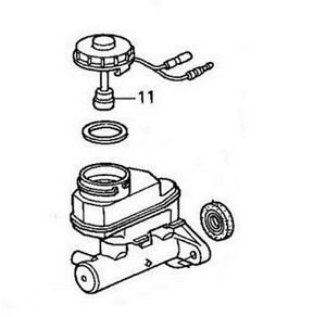 1979 - 2002 honda accord oem honda brake master cylinder cap