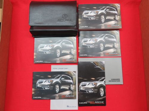 2012 acura mdx owners manual guide book