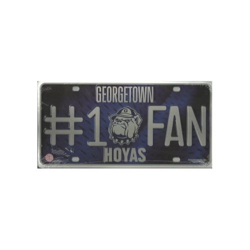 Georgetown hoyas #1 fan license plate - mtf330101