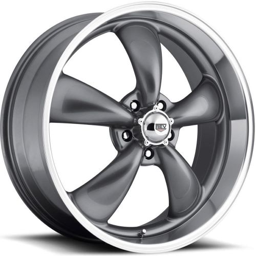 Rev classic 100 17x9 5x120.65 (5x4.75) +0mm gray wheels rims 100s-7906100