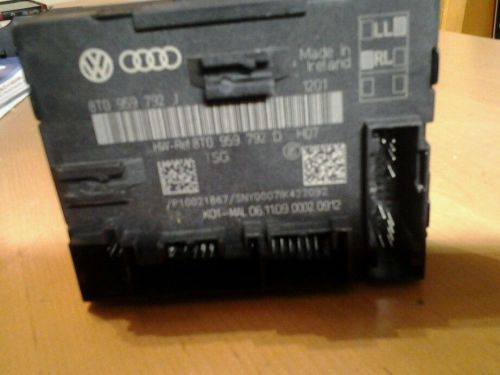 09-2012 audi s5 2 door rigth side passenger side  door module oem