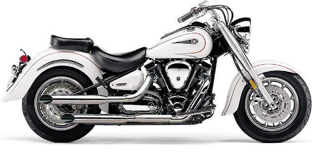 Cobra slip-on exhaust slashcut fits yamaha road star 2004-2012