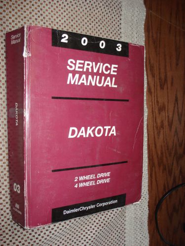 2003 dodge dakota truck service manual original shop book original repair oem