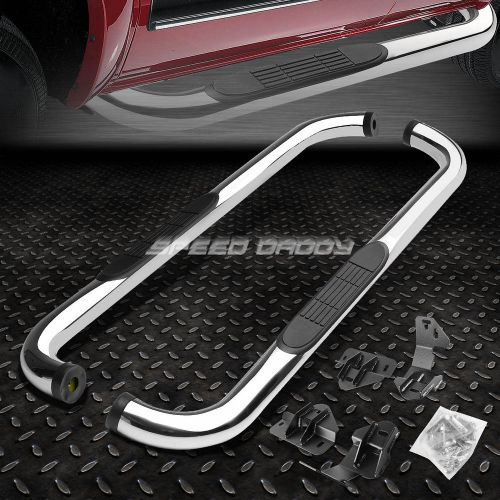 Chrome 3&#034; side step nerf bar running board for 09-14 ford f150 std/reg cab truck