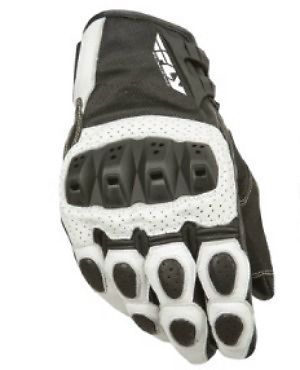 Fly racing brawler short street gloves white