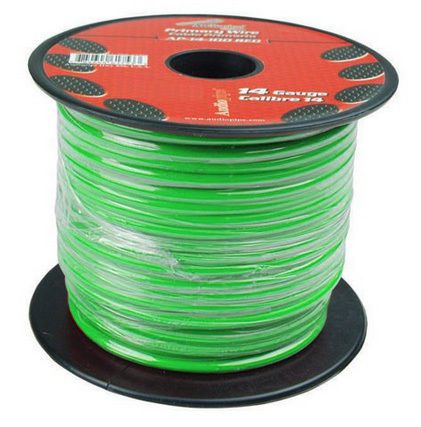 Audiopipe ap14500gr 14 gauge 500ft primary wire green