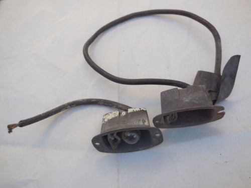 Porsche 356 b / c license plate light bulb holders original hella