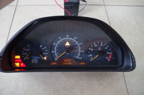 1997-1999 mercedes w210 e320 e420 e430 instrument cluster