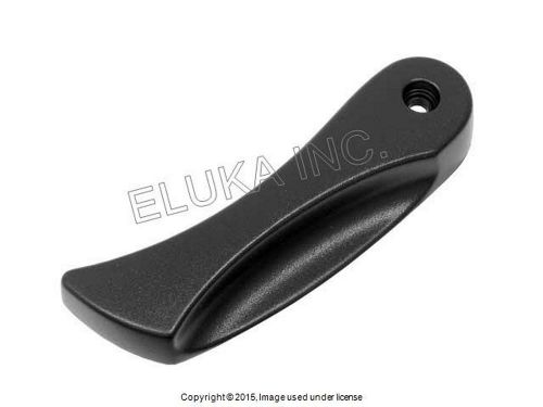 Bmw genuine engine mechanism hood release handle - dark silver e65 e66