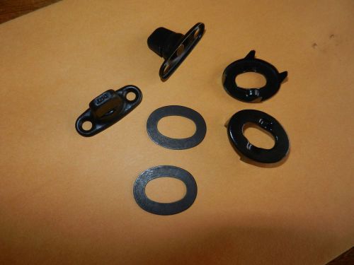 50  new common sense fasteners washer eyelet- turn stud, black oxide, 50 each pc